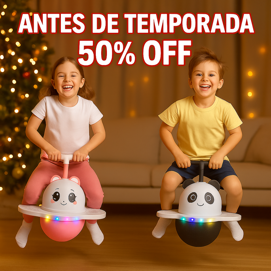 Pelota Saltarina con Luces LED ¡Diversión Activa para Niños y Niñas!