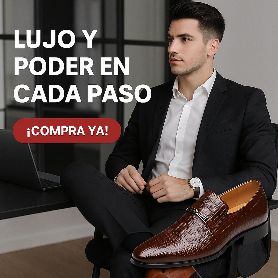 Vida y Confort™ Calzado de Lujo para Hombres