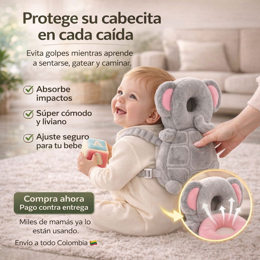 Almohada Cubre Cabeza Para Bebé: El Escudo Blandito contra los "Totazos" 👶🛡️