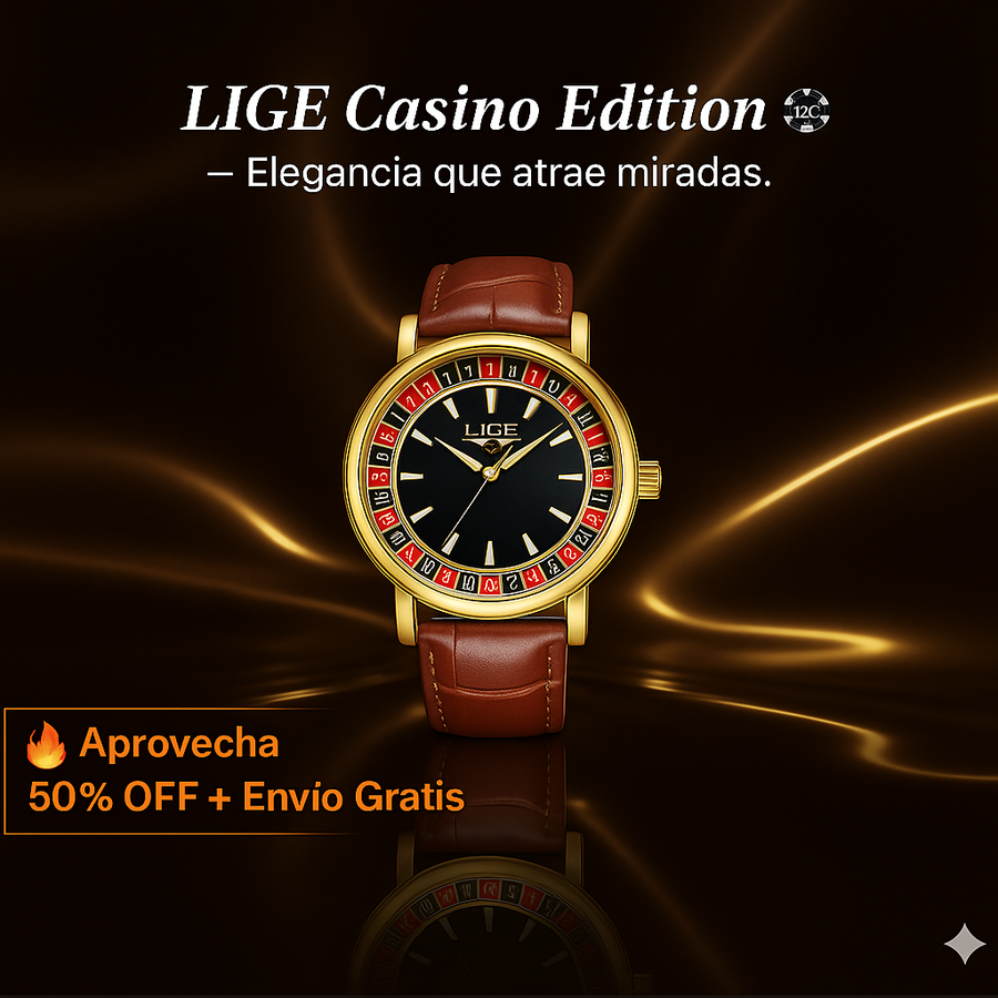 LIGE Casino Edition 🎰 Elegancia, precisión y estilo que giran contigo ⌚