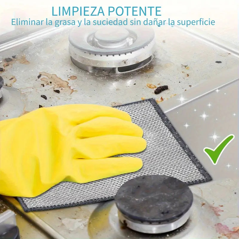 Paños Antirayones Pack x8 para limpieza potente