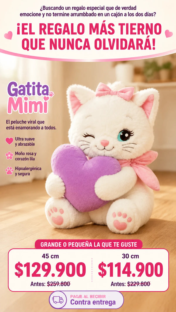 🎀 Gatita Mimí – El Peluche Viral que Está Enamorando a Todos