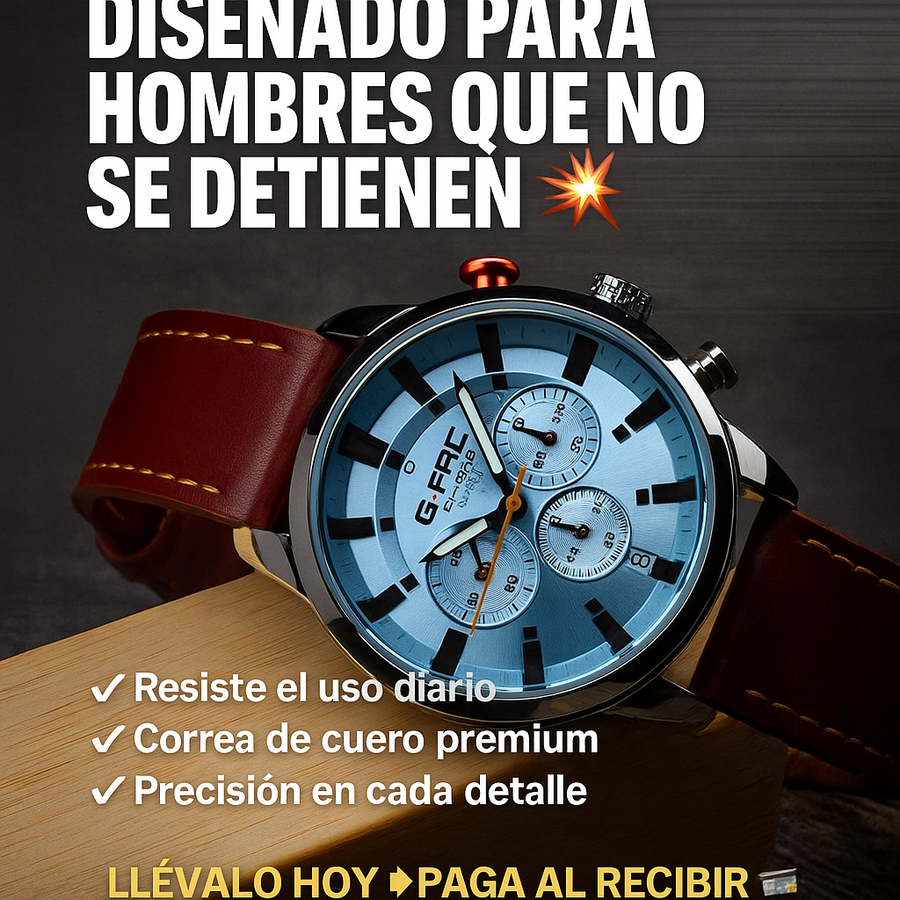 Reloj G-Force Chrono GR8291  Potencia, estilo y precisión para cada día 💪⏱️