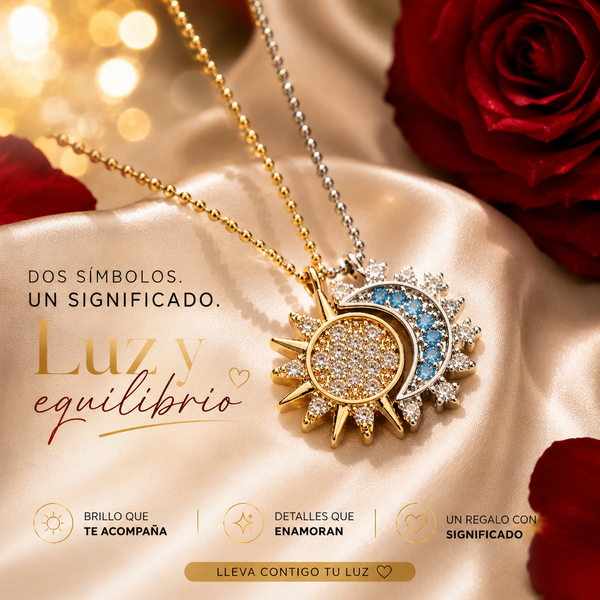 Collares Magnéticos Sol y Luna "Eclipse" para Parejas