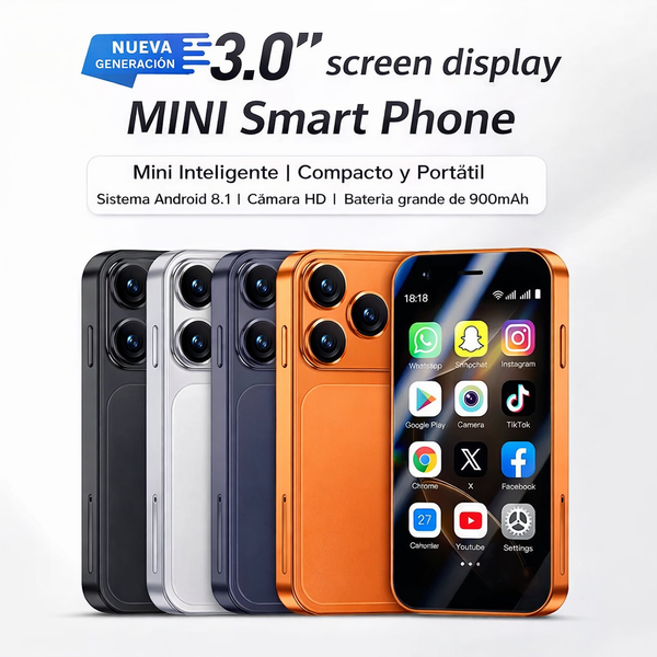 📱 Mini Celular Android i16 Pro Max 4.0” Compacto, Inteligente y Súper Práctico
