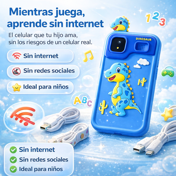 El celular infantil que entretiene, educa y te da tranquilidad