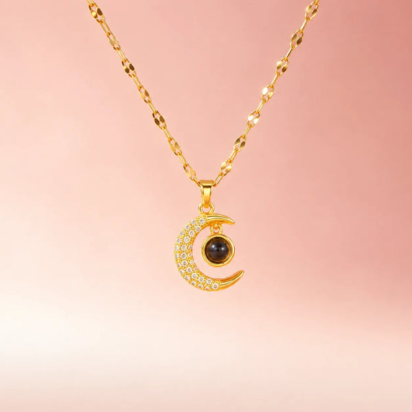 Collar Luna "Te Amo" en 100 Idiomas